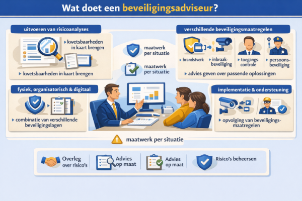 Alles over het beroep beveiligingsadviseur Wat doet een beveiligingsadviseur